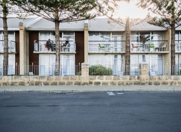 Exterior of apartments