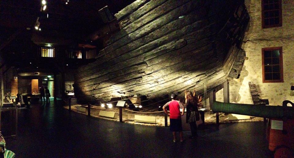 Shipwreck at museum