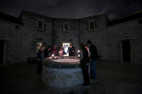 Ghostly Tram Tour is a great way to see the Round House.