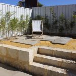 Outside area with sun chair